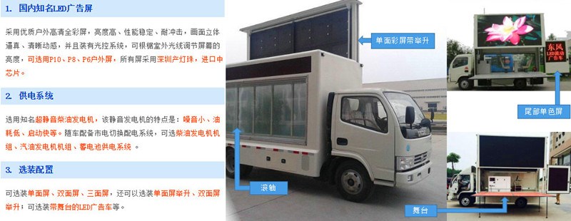 重汽豪沃LED廣告車